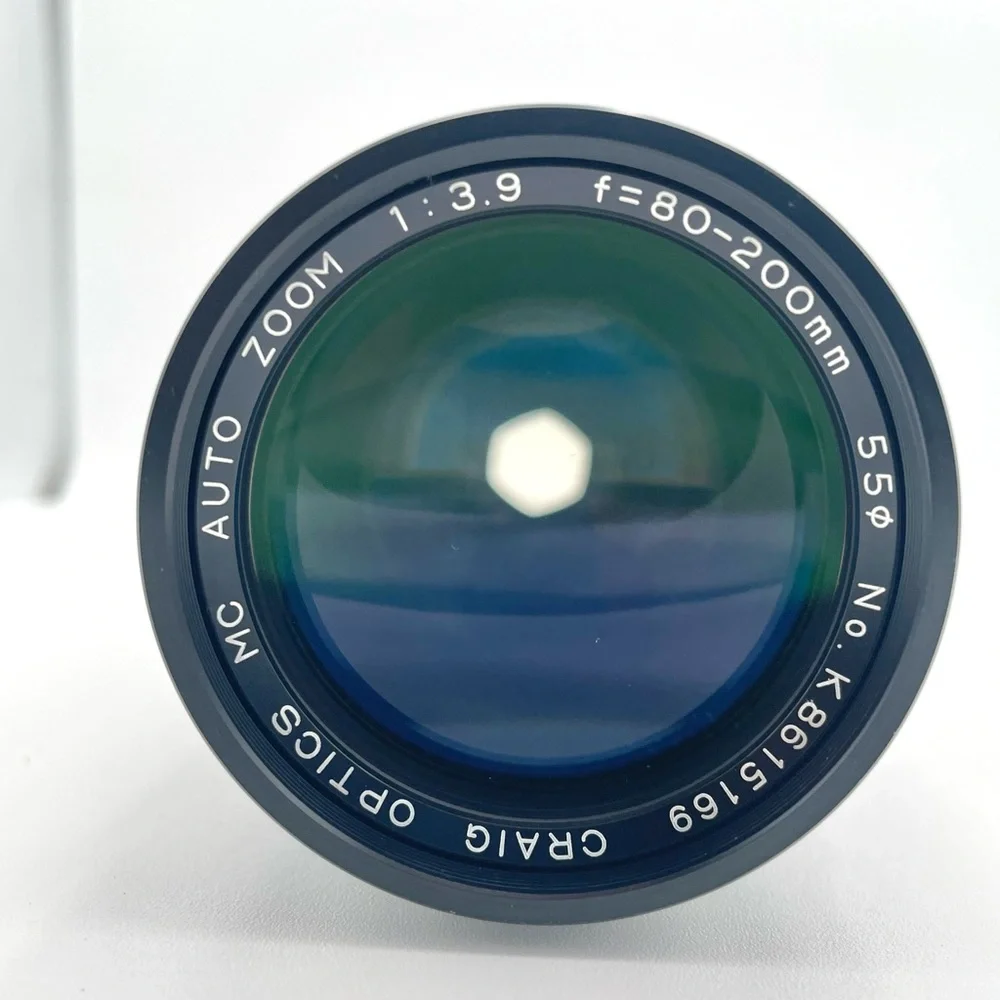 Craig Optics McAuto Zoom 80mm-200mm 1:3.9 f No. 8615169 Lens W/ UV Haze Lens Cap